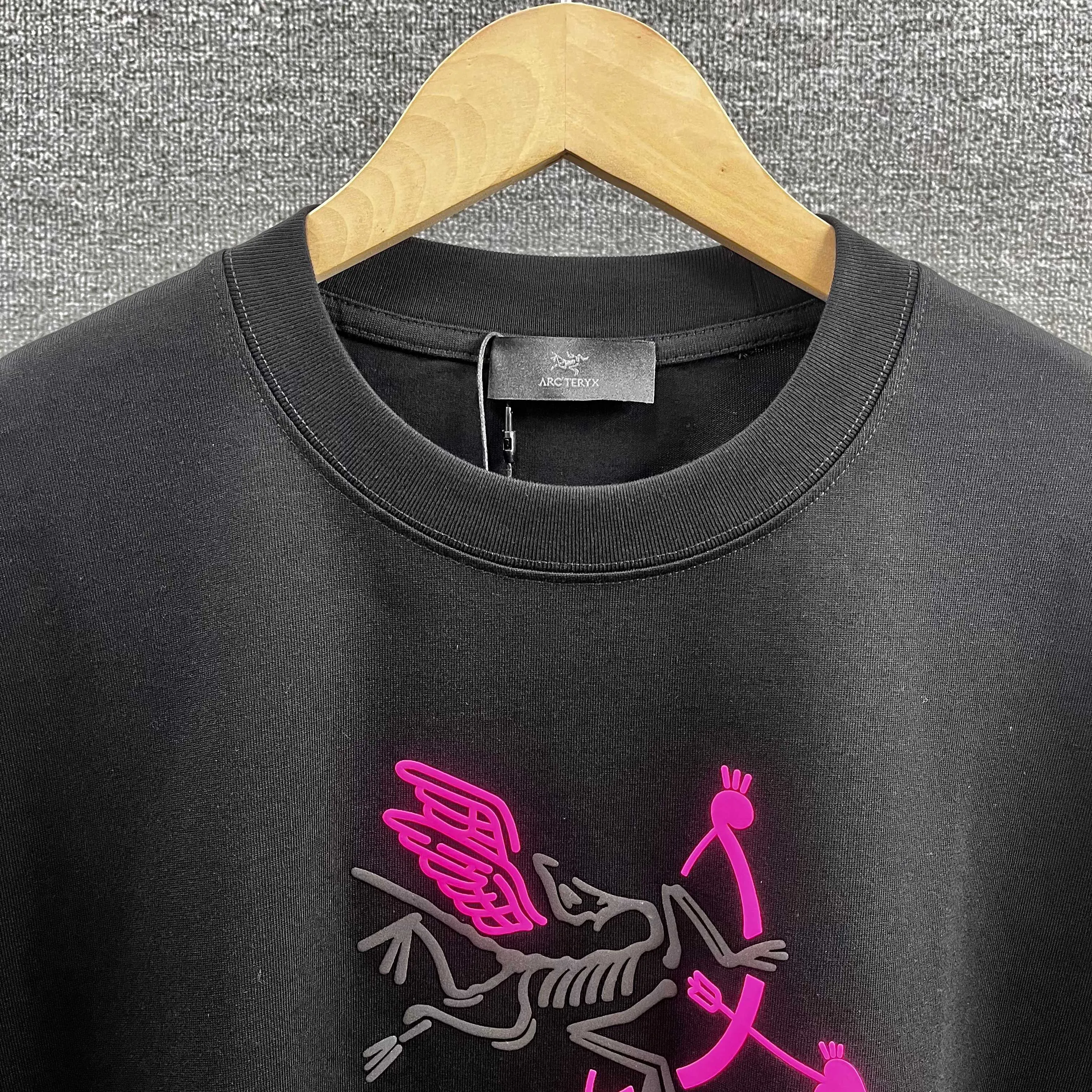 ARC'* * 2026 New Arrival logo T Same Style ：Black White Size： S （90-130 ） M （120-150 ） L （140-165 ） XL （160-180 ） XXL （180 ）